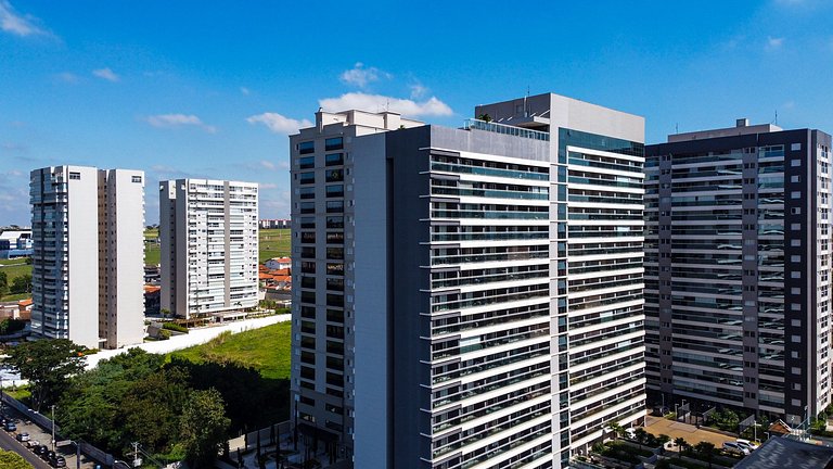 Loft Duo JK Acolhedor com vista para restaurantes