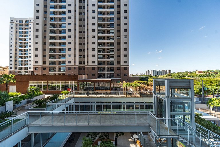 Loft Duo JK Acolhedor com vista para restaurantes