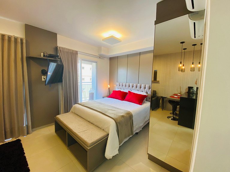 Loft Duo JK Bem equipado e confortável