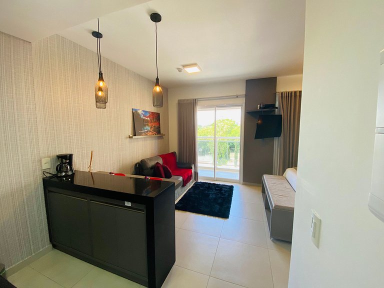 Loft Duo JK Bem equipado e confortável