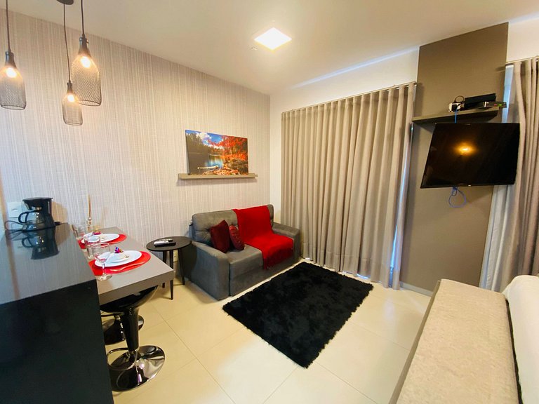 Loft Duo JK Bem equipado e confortável