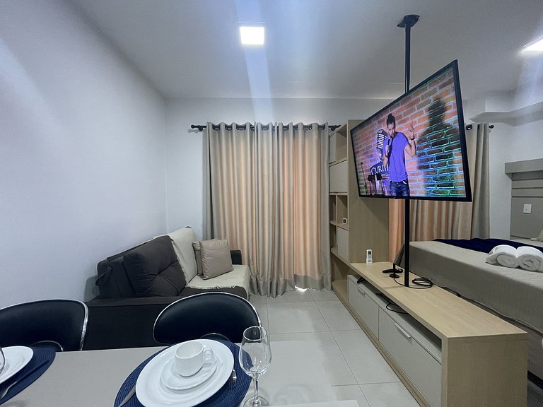 Loft Duo JK Espaço Prático Bem Localizado e Calmo