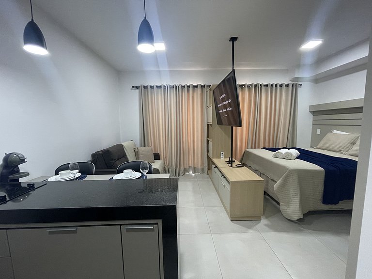 Loft Duo JK Espaço Prático Bem Localizado e Calmo