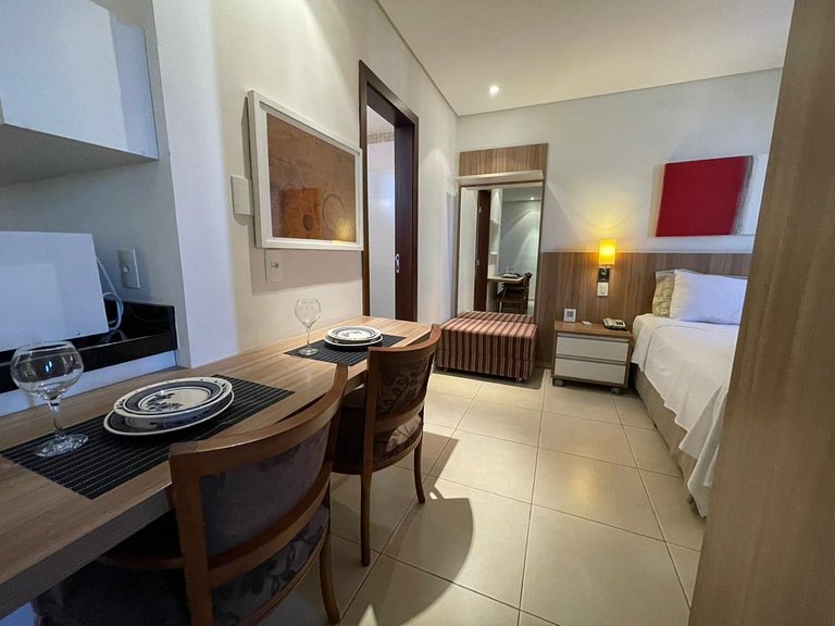 Flat Faria Lima! Hotel com Plus de Anfitrião 5oA1