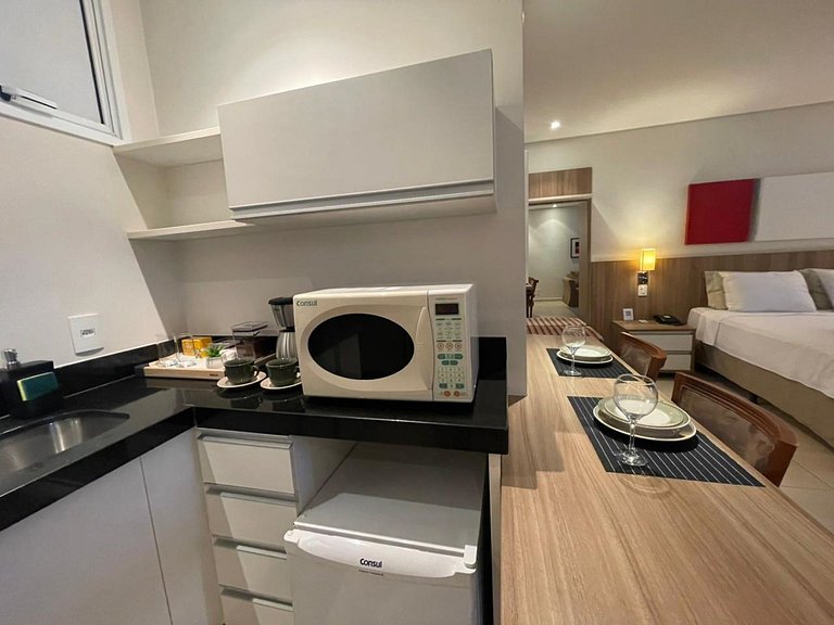 Flat Faria Lima! Hotel com Plus de Anfitrião 6oA1