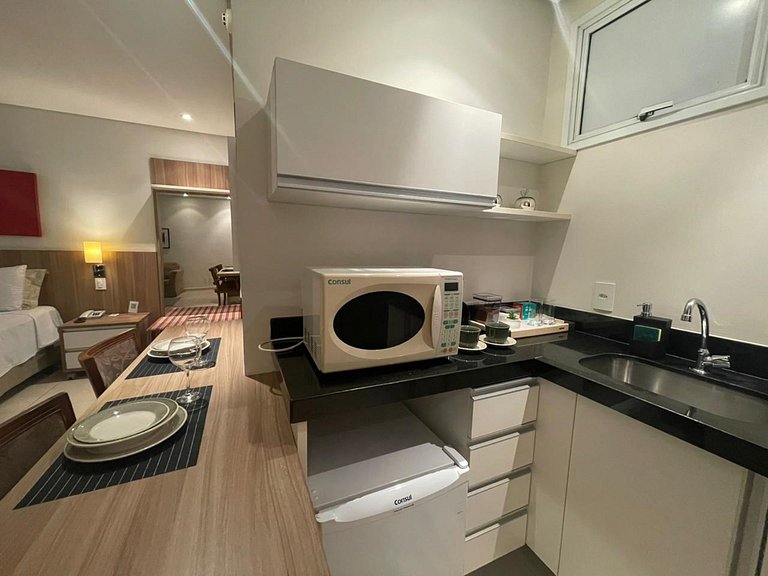 Flat Faria Lima! Hotel com Plus de Anfitrião 6oA2