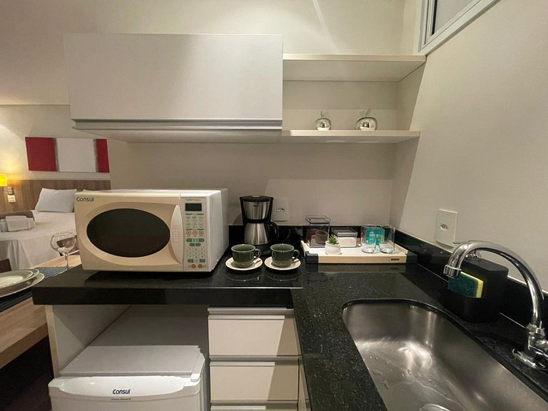 Flat Faria Lima! Hotel com Plus de Anfitrião 6oA2