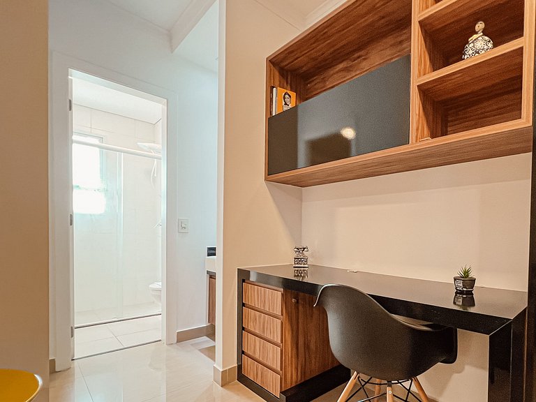 Spazio Blu | Loft de 52m² Moderno e Aconchegante!