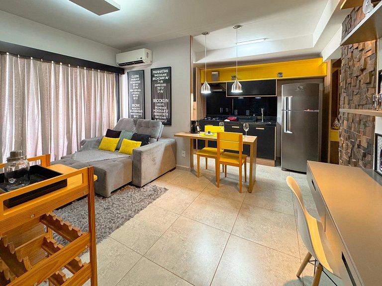 Loft Unique Residence Moderno Acolhedor e Elegante