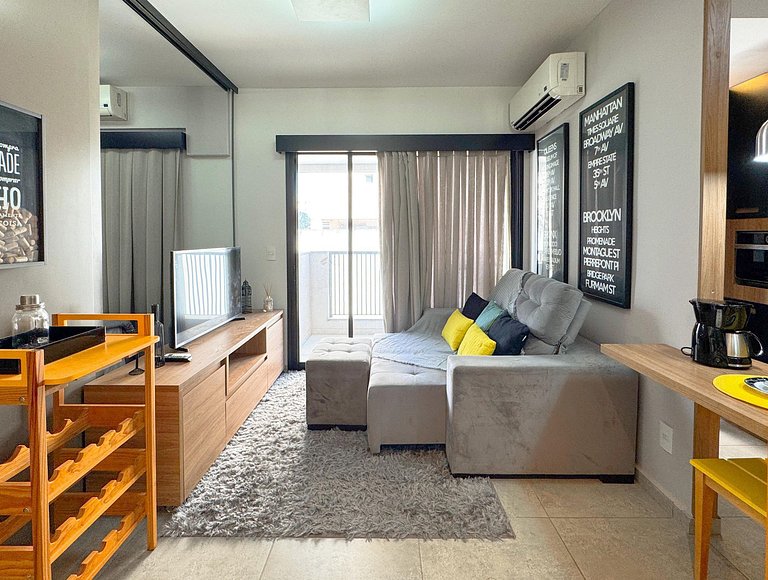 Loft Unique Residence Moderno Acolhedor e Elegante