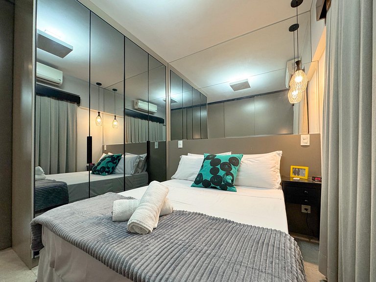 Loft Unique Residence Moderno Acolhedor e Elegante