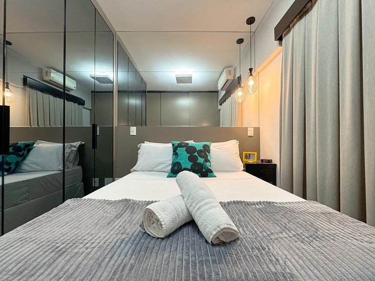 Loft Unique Residence Moderno Acolhedor e Elegante