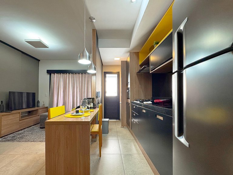 Loft Unique Residence Moderno Acolhedor e Elegante