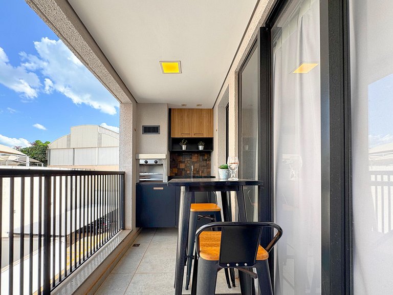 Loft Unique Residence Moderno Acolhedor e Elegante