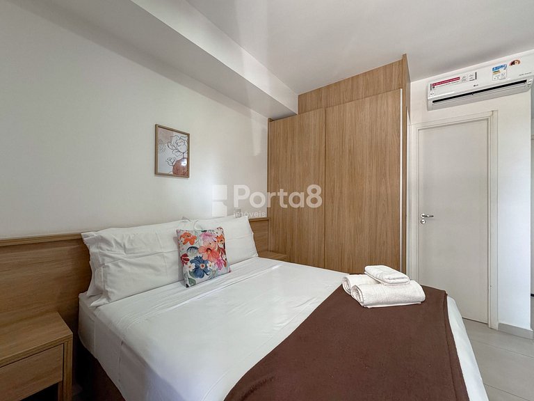 Loft Duo JK Acolhedor com vista para restaurantes