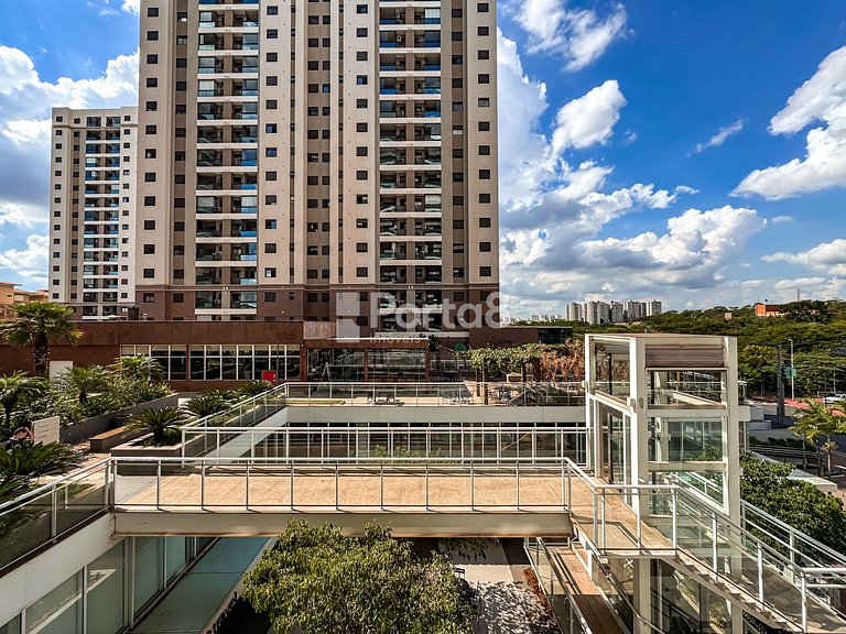 Loft Duo JK Acolhedor com vista para restaurantes