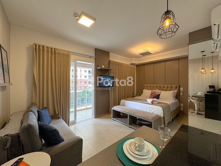 Loft Duo JK Aconchegante completíssimo e moderno