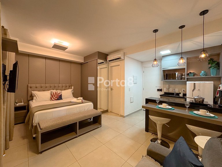 Loft Duo JK Aconchegante completíssimo e moderno