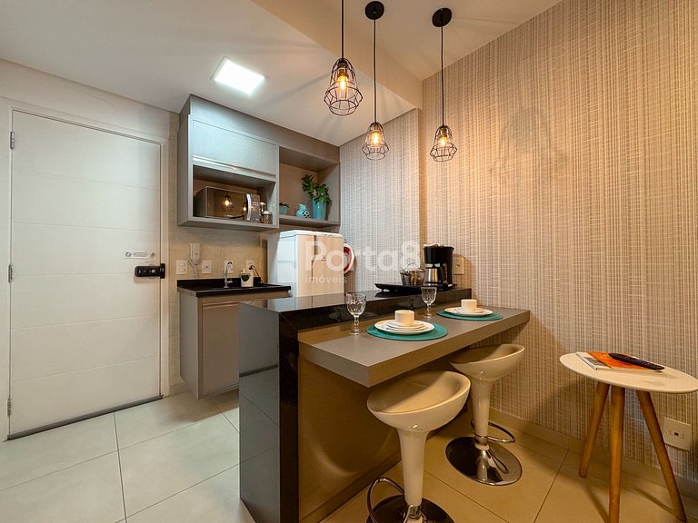 Loft Duo JK Aconchegante completíssimo e moderno