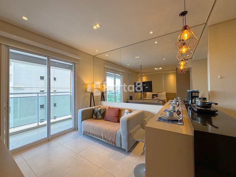 Loft Duo JK Arejado e Vista Para o Verde