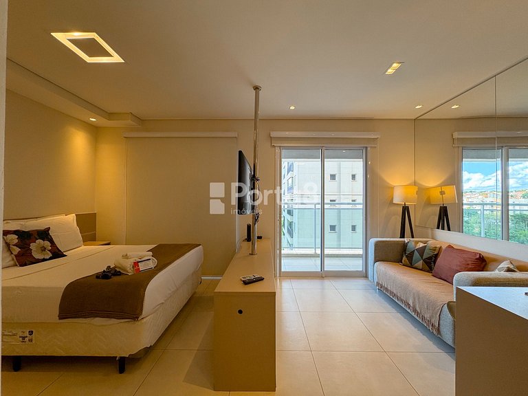 Loft Duo JK Arejado e Vista Para o Verde