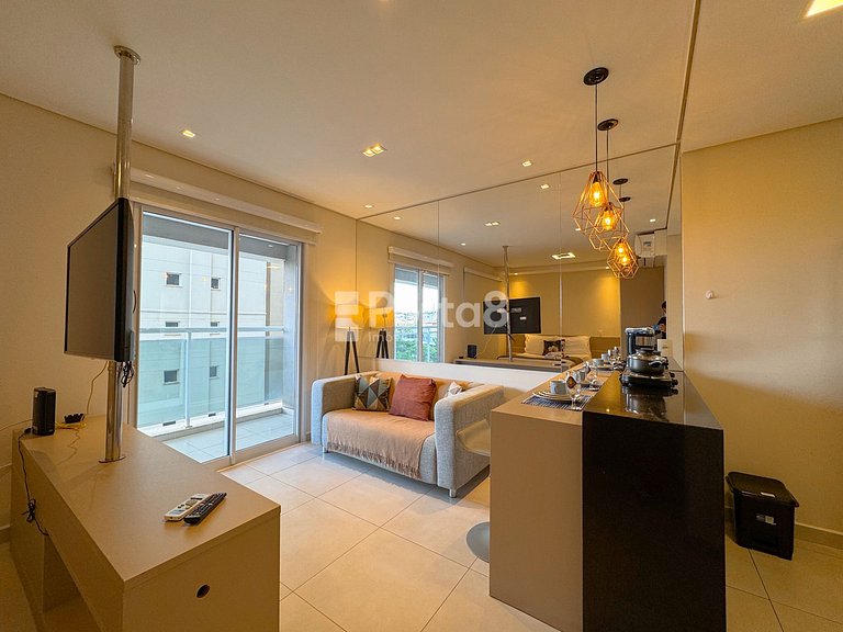Loft Duo JK Arejado e Vista Para o Verde