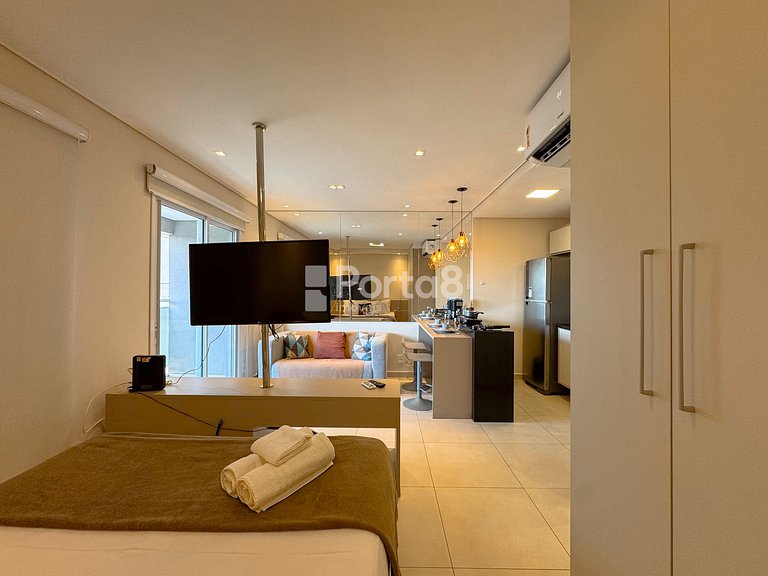Loft Duo JK Arejado e Vista Para o Verde