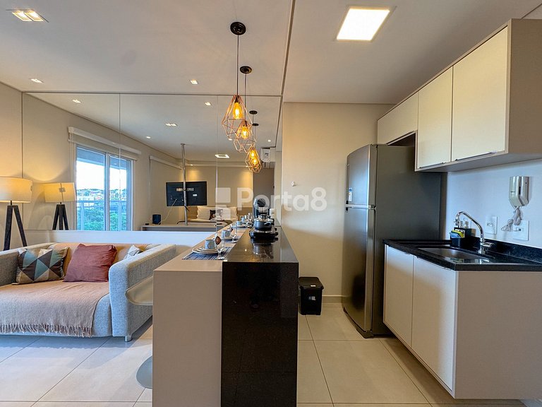 Loft Duo JK Arejado e Vista Para o Verde